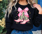 You Just found the cutest Christmas sweatshirt for the holiday season! This cozy Cowgirl Boots Christmas Sweatshirt is perfect for kids and adult or a mommy and me matching Christmas sweatshirt