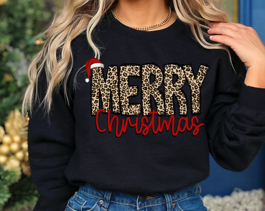 You Just found the cutest Christmas sweatshirt for the holiday season! This cozy Leopard Merry Christmas Sweatshirt is perfect for kids and adult or a mommy and me matching Christmas sweatshirt