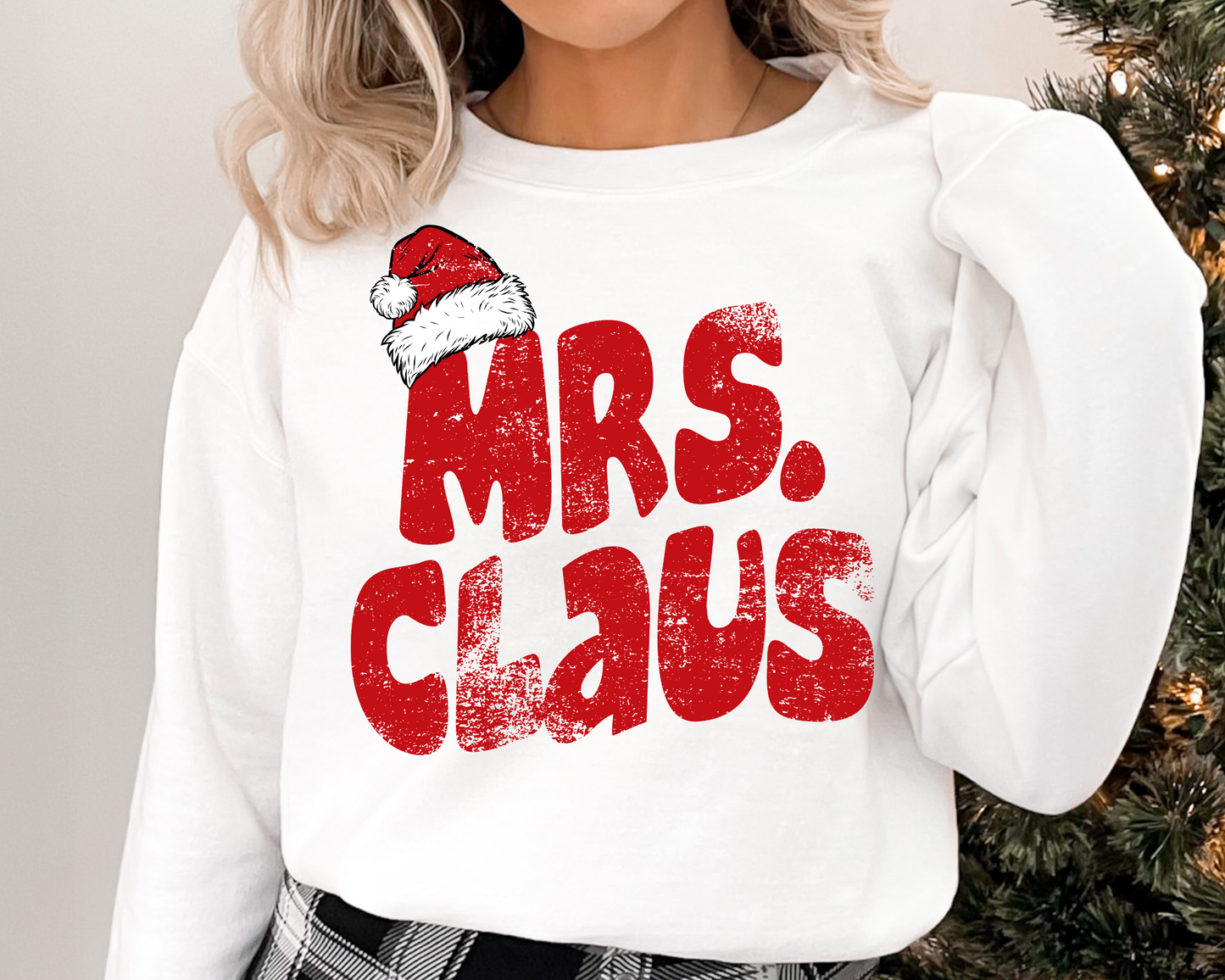 You Just found the cutest Christmas sweatshirt for the holiday season! This cozy Mrs. Claus Christmas Sweatshirt is perfect for any Mrs.